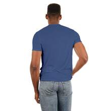 Playera para hombre basica de moda - Neblina azul - Ver 2