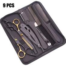 Bộ 1/7/9 chiếc kéo cắt tóc chuyên nghiệp 6 inch, kéo tỉa tóc, kéo cạo tóc dùng cho salon, tiệm cắt tóc và gia đình, thép Nhật Bản, kéo cắt tóc chuyên nghiệp 6 inch, kéo tỉa tóc, dụng cụ tạo kiểu tóc. - Nhiều màu - Xem 15