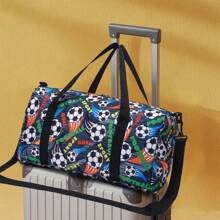 Elegant Travel Bag, Yoga Mat Bag, Gym Bag, Football Series / Sports Style, Suitable For Travel, Daily Carry, Fitness, Snow, Camping, Outdoor Activities Bag For School School Accessories School Stuff