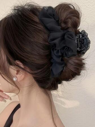 1 Mesh-Haarclip, Haarclip für den Hinterkopf von Frauen, großer Haarklammer-Clip, Haarklammer, Haarklammer, Haargriff, Haarfangclip