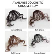 Bangs Wig Female Natural Forehead Air Fake Bangs Seamless Wool Roll Bangs Qi Bangs Wig Piece - Multicolor - View 7