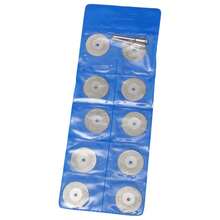 12Pcs 16-30mm Mini Sharp With Hole Rhinestone Cut Off Rotary Tool Cutting Disc Disks DIY Tools Accessories For With 2Pcs Rod
