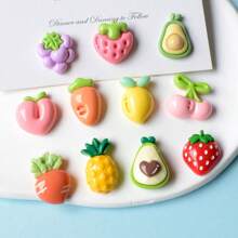 11 Stücke süße Avocado, Zitrone, Karotten Obst Kühlschrankmagnet, witzige Heimdekoration Magnete für Büro Whiteboard, Wohnzimmer, Küche, Geschirrspüler, Schränke