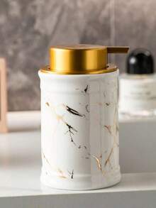 1 件简易陶瓷直瓶皂液器，带泵的台面乳液瓶，可再填充乳液空瓶，液体皂，洗发水，沐浴露，洗手液，家居装饰，厨房和浴室配件 - 彩色 - 查看 11