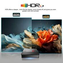 Caja de TV Android 10.0 RQN X5, procesador Quad Core Allwinner H313, 2GB RAM 16GB ROM, WiFi 2.4GHz, USB2.0, reproductor de TV en casa Ultra HD 4K H.265 WiFi - Tipo de Enchufe A USA (110-127V) - Ver 6