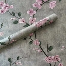 3D Printed Emerald Flower Wallpaper PVC Moisture-Proof Self-Adhesive Paper Bedroom Living Room TV Background Wall Decoration Wall Sticker Room Decor Home Decor Bathroom Decor Bedroom Decor Room Decoration Stuff Living Room Decor House Decor Home Decor Living Room Wall Paper Wall Art Wallpapers Stickers Wall Stickers
