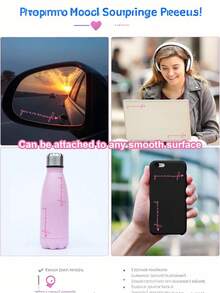 1 件“你足够好”鼓舞人心的贴花贴纸，女性司机必备，个性化汽车后视镜装饰 - 彩色 - 查看 5