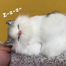 1 Set Cute Realistic Cat Bamboo Charcoal Air Purifier (Cat Tax), Realistic Cat Figurine, Purifies Air And Removes Formaldehyde, Adorable Home Decor, Healing Spiritual Ornament, Emotional Decor, Adds Fun To The Home - Multicolor - View 3