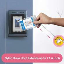 TONAVIETO 1 件可爱又有趣的傻鹅徽章卷轴可伸缩护士徽章卷轴适用于女性身份证徽章夹 RN LPN 护士护理儿科徽章卷轴适用于工作护士礼物、学校用品、返校 - 彩色 - 查看 5