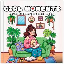 Livro De Colorir Girl Moments - Estilo Boobie Goods - 43 Páginas - Pronta Entrega