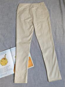 Women's Resin Elastane Pants - Cream - View 4