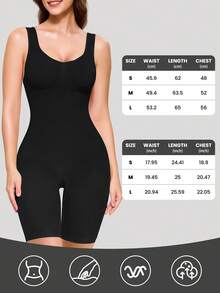 Relety Shapewear Bodysuit Tummy Control Seamless Sculpting Butt Lifter Body Shaper For Women - Black - View 4