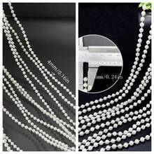 393 英寸/10 米珍珠链窗帘 DIY 花环 适用于婚礼装饰，防割，不会散架 - 米色 - 查看 18