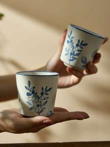 DearDali 一套450毫升复古日式手绘可重复使用冷泡茶壶，家用茶具套装，斋月礼物