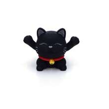 Brinquedo de Gato Espiral Expansível para Alívio de Estresse Impresso em 3D, Brinquedo Decorativo Criativo Inesperado, Modelo de Travessia Impossível