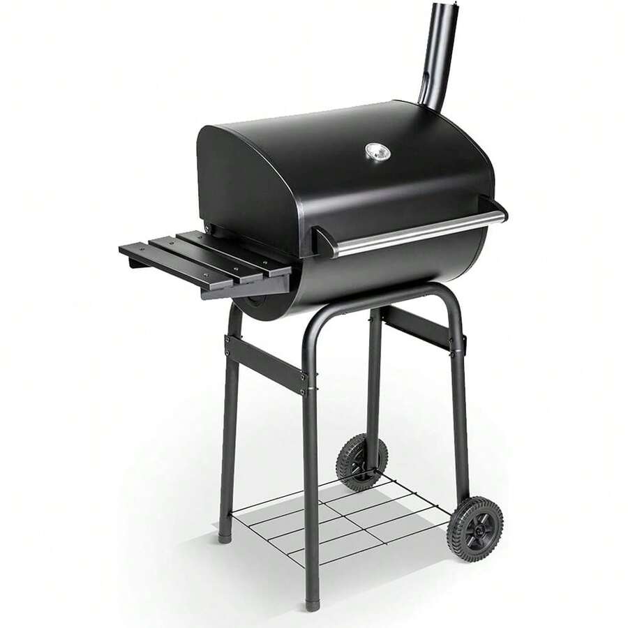 2025-NEW BillyOh BBQ, Charcoal BBQ, Oker BBQ, Portable BBQ  Lid Use Anywhere, For Grilling Meat, Fish & Vegetabl,  Side Table & Temperature Gauge For  Perfect BBQParentBlack - Bildfarbe - View 1