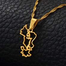 1pc 2.5cm Mayotte Pendant Necklaces For Women Girls Mamoudzou Mahore Jewelry