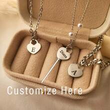 Dijes personalizados y grabados, para collares o pulseras, RESISTENTES AL AGUA, regalo de joyas personalizado. - Dorado - Ver 1