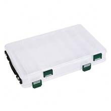 Double-Sided Fishing Tackle Box, Transparent PVC Lure Storage Box With 10/14 Compartments, Hard Bait And Pulling Storage Box Suitable For Kayak Fishing, Durable Double-Sided Design, Convenient To Take And Safe To Organize, Premium Waterproof Fishing Bait - Multicolor - View 5