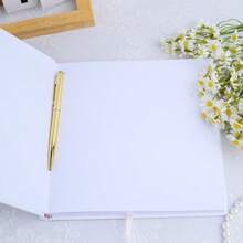 Wedding Guestbook, Personalized Photo Guestbook, Wedding Gift, Customized Guestbook, Wedding Photo Album, Wedding Photo Book, Couple Gift, Luxury Wedding Guest Book, Wedding Commemorative Gift - White - View 6
