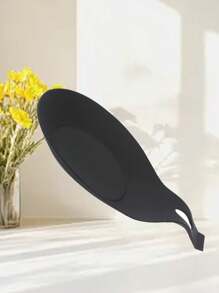Silicone Spoon Rest Pad, Easy To Clean Kitchen Tool Mat, Heat Resistant Spoon Holder Dish