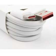 Cabo 50W Branco SUPER Turbo CARREGA RÁPIDO de 1 metro USB Tipo C p/REDMI, Samsung, Moto G X Y Z