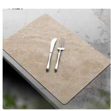 New High-Quality PU Waterproof & Oil-Proof Placemat, Easy To Clean, Heat-Insulated, Non-Slip, Nordic Style - Multicolor - View 2