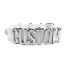 1件定制黑色哥特风PU字母颈链，朋克性感男女通用个性化项圈扣颈链，Cosplay饰品，耐用，不锈钢，色彩缤纷，可爱，迷人，趣味，卡哇伊，Y2K，时尚，男女皆宜，休闲，定制，个性化，独特，定制，送给他的理想礼物，送给她的理想礼物，男友，女友，家人，朋友，孩子，周年纪念日，情人节，母亲节，生日，儿童节，父亲节，毕业典礼，婚礼，乔迁之喜，学习用品，返校季，办公室，学校，教室，教师礼物，大学，同事，宿舍，青少年，初中生，高中生学生、大学生、大一新生、大二学生、低年级学生、定制领饰及配饰、复古服饰、女士发饰 - 彩色 - 查看 18