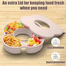 40oz Tumbler Snack Bowl With Lid, Reusable Snack Tray, Suitable For 40oz Flat Bottomed Tumbler With Handle, Tumbler Snack Tray Accessory, Tumbler Silicone Snack Holder, Ideal For Summer Travel And Gatherings