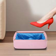 RibasuBB Purple Shoe Cover Dispenser -- Quick And Convenient For Shoe Covering In Shoe-Required Or Shoe-Removal Areas - Purple - View 3