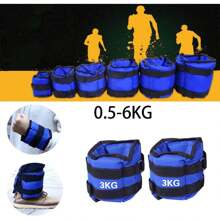 Peso para Tobillo, 2 Pesas para Brazos de 0.5-3 Kg Pesas para Muñecas, Pesas para Correr Ajustables, Juego de Variantes de Peso Ppara Movimiento Físico Correr Trotar Gimnasia