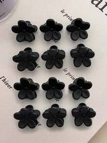 10 Pcs Random Flower, Rabbit, Heart Shape Mini Princess Side Bang Hair Clips, Hair Accessories Summer Hair Claws Claw Clips Hair Jaw Clip Hair Clamps Hair Clutch Hair Catcher Clip