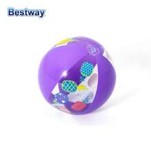 Bestway Bestway 31036 Three Color Giant Inflatable Beach Ball (1 Piece) - Perfect For Swimming Pool Parties, Beach Entertainment, And Summer Decoration. Full Of Vitality, Durable, And Lightweight. (NO Pumps)