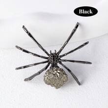 1PC Natural Crystal Ball Spider Ornaments Handmade Alloy Spider DIY Reiki Gemstone Halloween Decorative Crafts 4th Of July Women Fathers Dad Gift - Crystal Ball Spider - View 24