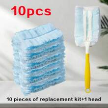 10 pièces/20 pièces Plumeau jetable pour le nettoyage de la poussière domestique, brosse antistatique pour l'élimination de la poussière