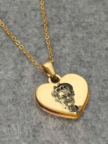 Collar con colgante con forma de corazón personalizado con foto, collar del Día de la Madre con forma de corazón personalizado, collar con foto personalizado de acero inoxidable, collar con foto personalizado para novia, collar con colgante con forma de corazón y foto para mujer, collar con foto conmemorativo, collar con foto para mujer, collar personalizado para mamá, plata, oro, elegante, colorido, vintage, simple, unisex, casual, lindo, personalizado, único, regalos ideales para él, regalos ideales para ella, novia, novio, papá, mamá, familia, amigos, para aniversarios, para cumpleaños, para graduación, para baile de graduación, para fiestas, joyería de acero inoxidable, útiles escolares, de vuelta a la escuela, para la oficina, para la escuela, para el salón de clases, para regalos de maestros, para la universidad, para colegas, para dormitorios, para maestros, para niños y niñas, para adolescentes, estudiantes de secundaria, estudiantes de preparatoria, estudiantes universitarios,
