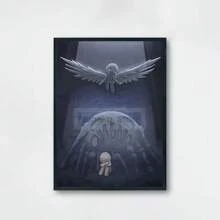 1pc/3PCS Wall Arts Posters Modern Classic Popular Roguelike Game "Isaac's Union" Poster Print Canvas Painting Wall Art Pictures Home Modern Game Room Decoration, Frameless/Framed ,Wall Art With Frame