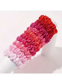 10/20 piezas Scrunchies de satén, lazos de pelo/accesorios de pelo versátiles para coletas, múltiples colores, lazos de pelo suaves y que no dejan marcas, tocado