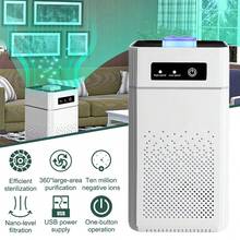Home Kitchen Air Purifier With 3 Adjustable Modes, Night Light, Deodorization Function, Can Purify The Air In The Living Room, Bedroom, Kitchen, Office And Other Rooms, Summer Halloween Gift - White - View 1