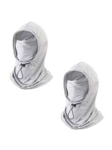 1pc Lightweight & Breathable Ice Silk Face Mask Neck Gaiter Summer Sun Protection Hat, Suitable For Outdoor Activities, Travel, Hiking, Cycling Ski Masks