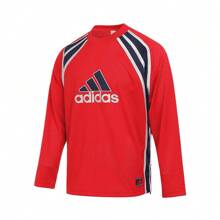 Adidas 2025 Men's WARM-UP TOP Long Sleeve T-Shirt Knitted Collarless TJD5376
