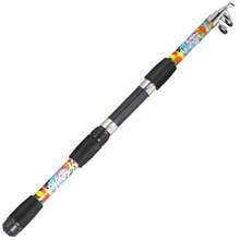 SOUGAYILANG 1Pc Lightweight Telescopic Fishing Rod,5-Section Tricolor Fishing Pole With Strong Resilience-Fiberglass Material,Sensitive And Ideal For Beginner Anglers - Multicolor - View 15
