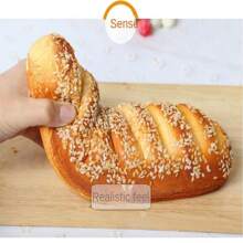 1 Pc PU Artificial Bread Simulation Food Model Fake Doughnut Home Decor Cake Shop Bakery Window Display Photography Props Table Decor