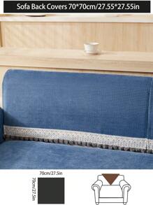 1 pièce Housse de coussin de canapé universelle toutes saisons, moderne et simple, anti-poussière, anti-dérapante et résistante aux taches en chenille. Protecteur de siège de canapé lavable, chaud, non-décolorant, et adapté aux animaux de compagnie. S'adapte aux canapés sectionnels, en L, et aux canapés 1/2/3/4 places de la chambre, du bureau et du salon