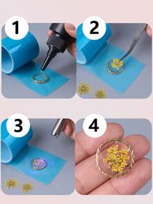 100g/250g 晶莹剔透硬质 UV 树脂，高硬度快速固化低粘度，预混合透明环氧树脂，用于珠宝制作，无味太阳能活化粘合剂 - UV - 查看 4