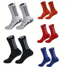 3pcs Set Sport Socks With Cushioning, Athletic Compression Socks And Sport Bandage, Suitable For Matches And Training - Multicolor - View 3