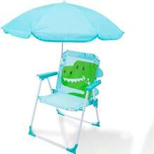 Children's Lightweight Sturdy Folding Chair With Built-In Umbrella - Perfect For Beaches, Camping And Picnics - Folding Chair - View 4