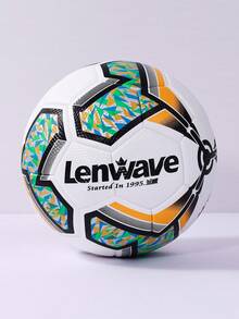 lenwave 1 Stück Größe 5 Standard Profifußball, langanhaltend für Outdoor-Training und Freizeitfußball, geeignet für Hinterhof, Park, Strandnutzung