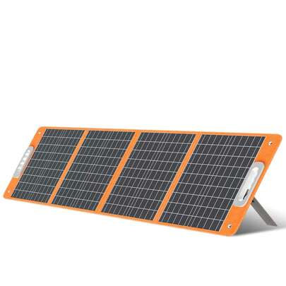FF Flashfish FF FLASHFISH Solar Charger, Solar Panel Charger, 100W, High Conversion Efficiency, Solar Power Generation, Monocrystalline, Foldable, PD65W, QC3.0 Rapid Charging, USB Smartphone, Portable Power Supply Charging, Great For Outdoor Use, Power Outages, And Disaster Prevention (100W)