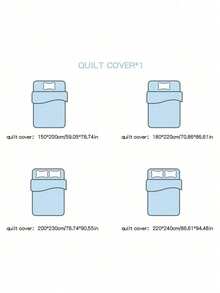 1pc Flower Print With Edge Seam Summer Quilt, Cool Quilt In Summer, Can Be Used As Children's Blankets, Bedding, Suitable For Bedrooms, Student Dormitories, Children's Room Decoration, Suitable For Spring And Summer - A - View 4